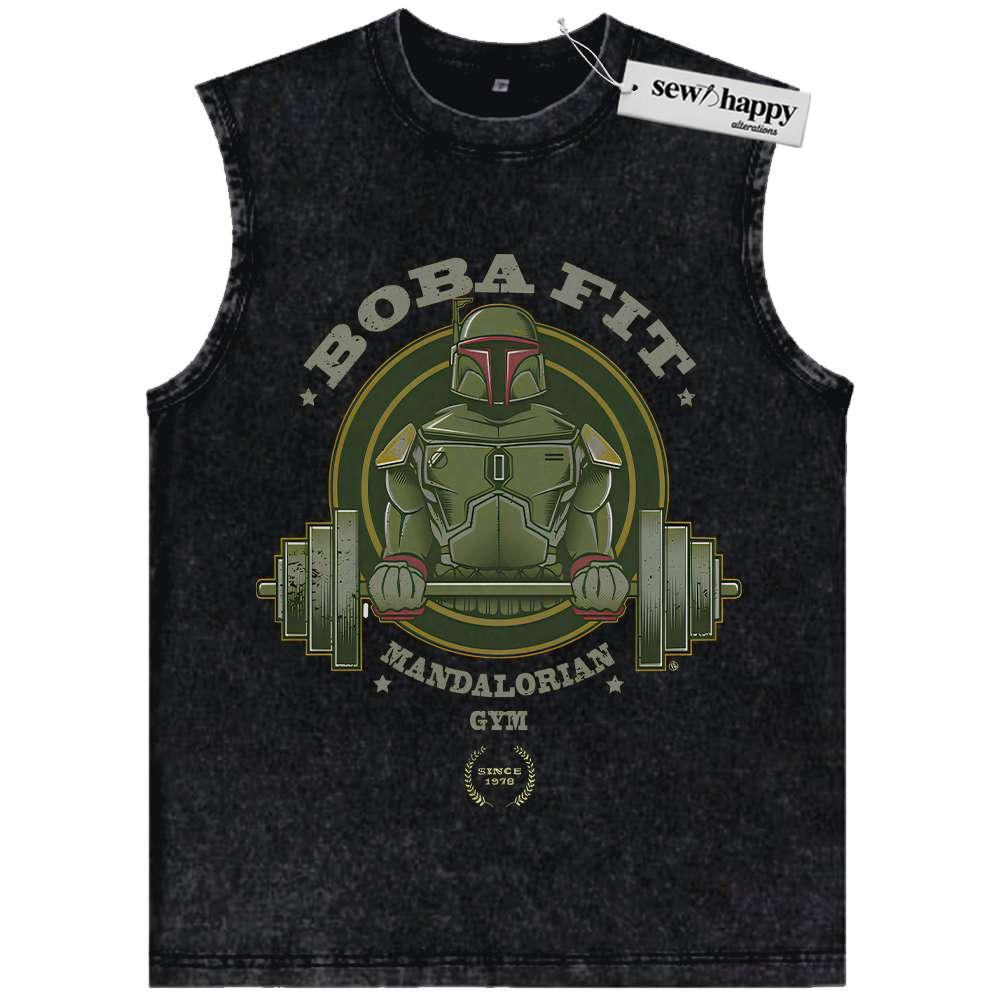 Wash Tank Top Boba Fett Tank Top, Star Wars Tank Top, Movie Tank Top, Vintage Tank Top