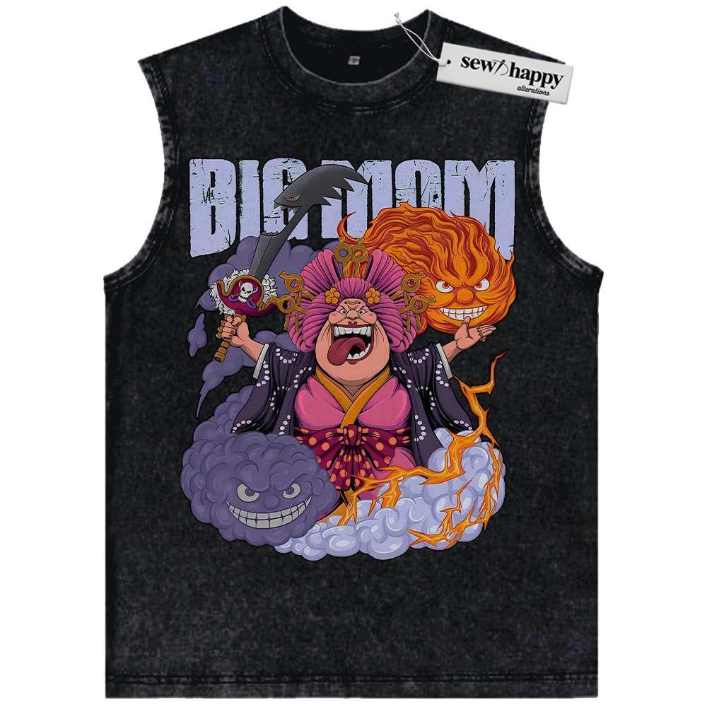 Wash Tank Top Charlotte Linlin Tank Top, Big Mom Tank Top, One Piece Tank Top, Anime Tank Top, Vintage Tank Top