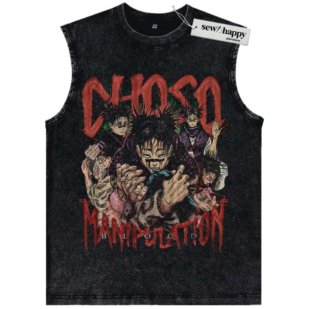 Wash Tank Top Choso Tank Top, Jujutsu Kaisen Tank Top, Anime Tank Top, Vintage Tank Top