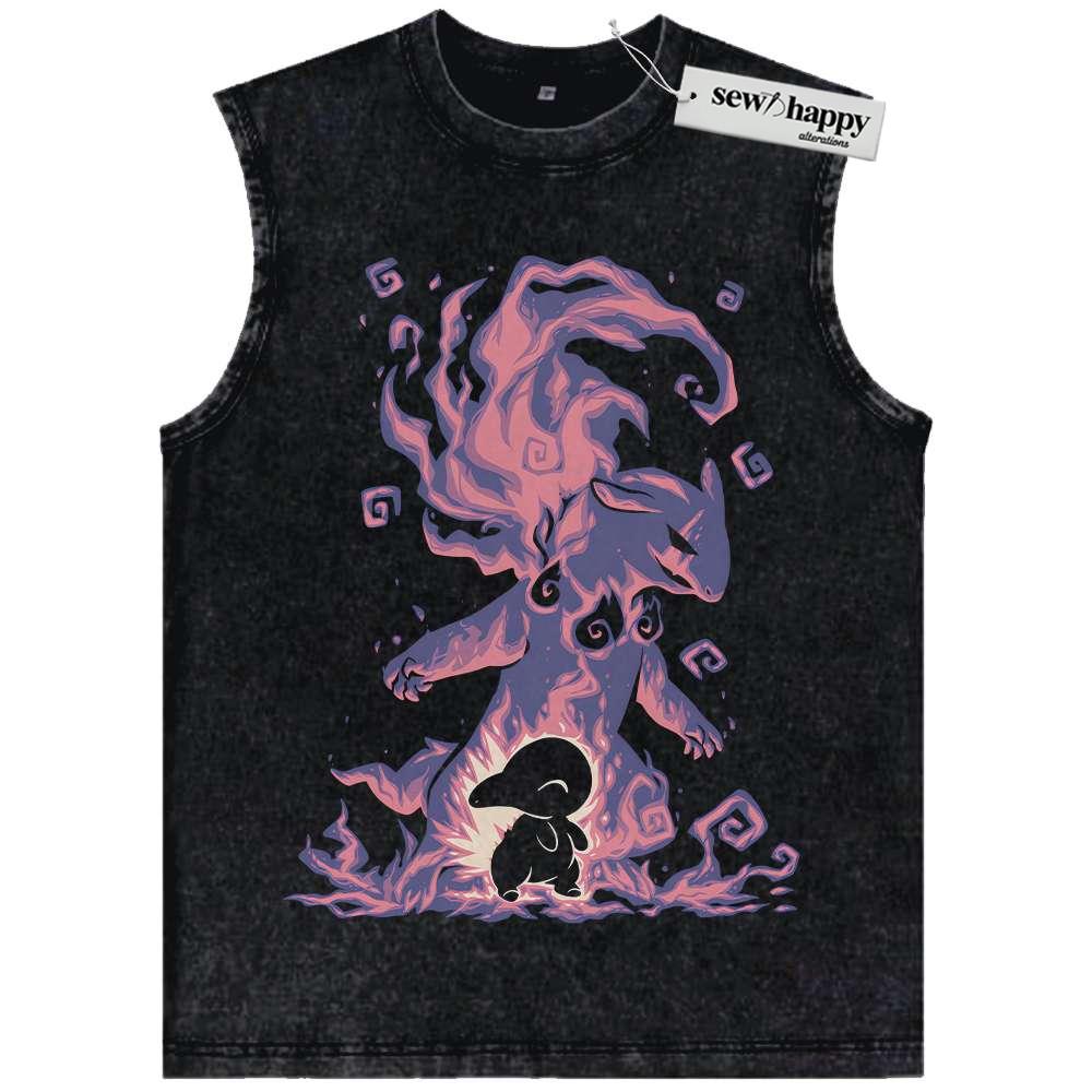 Wash Tank Top Cyndaquil Tank Top, Typhlosion Tank Top, Pokemon Tank Top,  Anime Tank Top, Vintage Tank Top