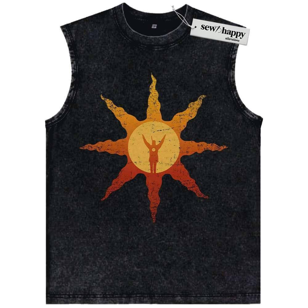 Wash Tank Top Dark Souls Tank Top, Game Tank Top, Vintage Tank Top