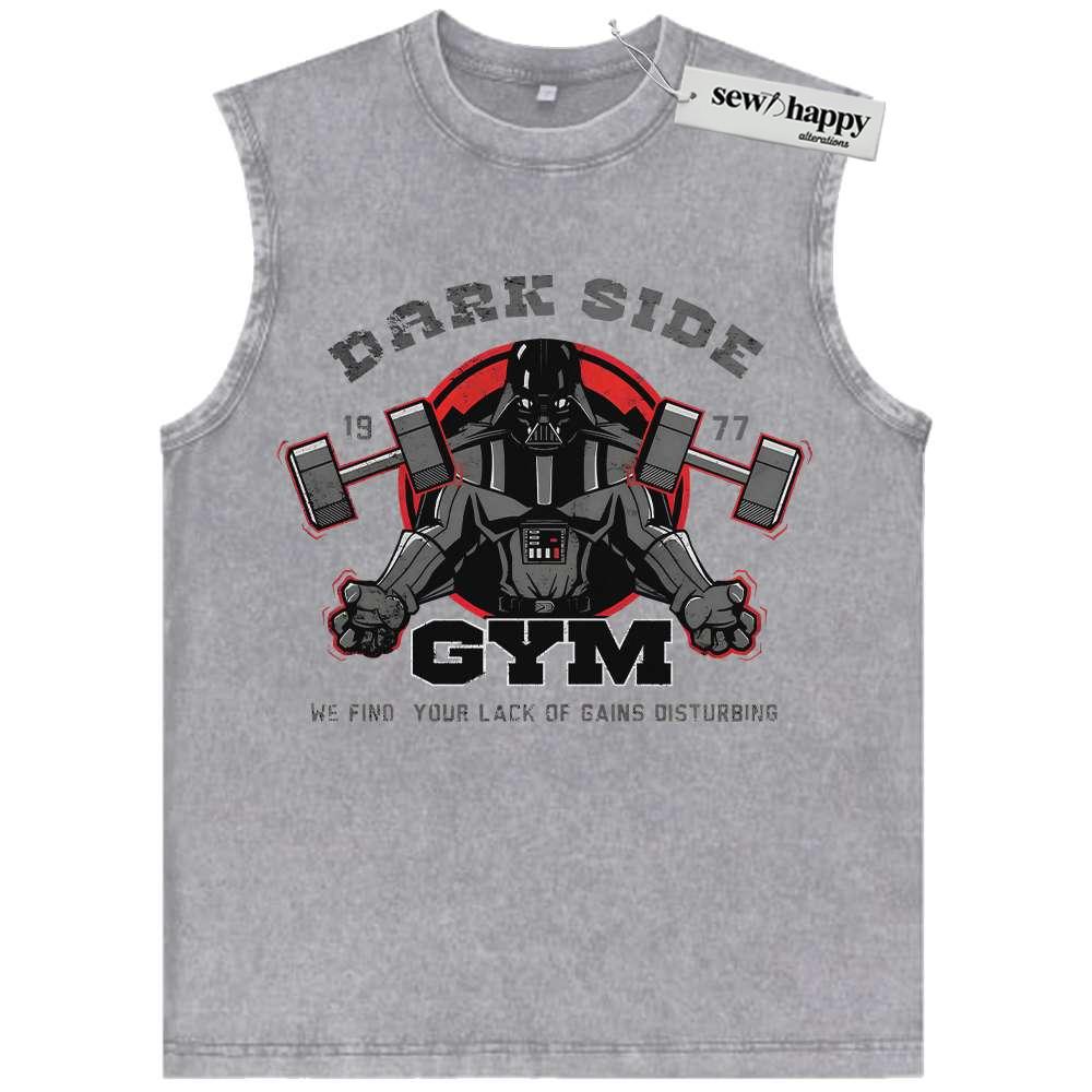 Wash Tank Top Darth Vader Tank Top, Star Wars Tank Top, Movie Tank Top, Vintage Tank Top