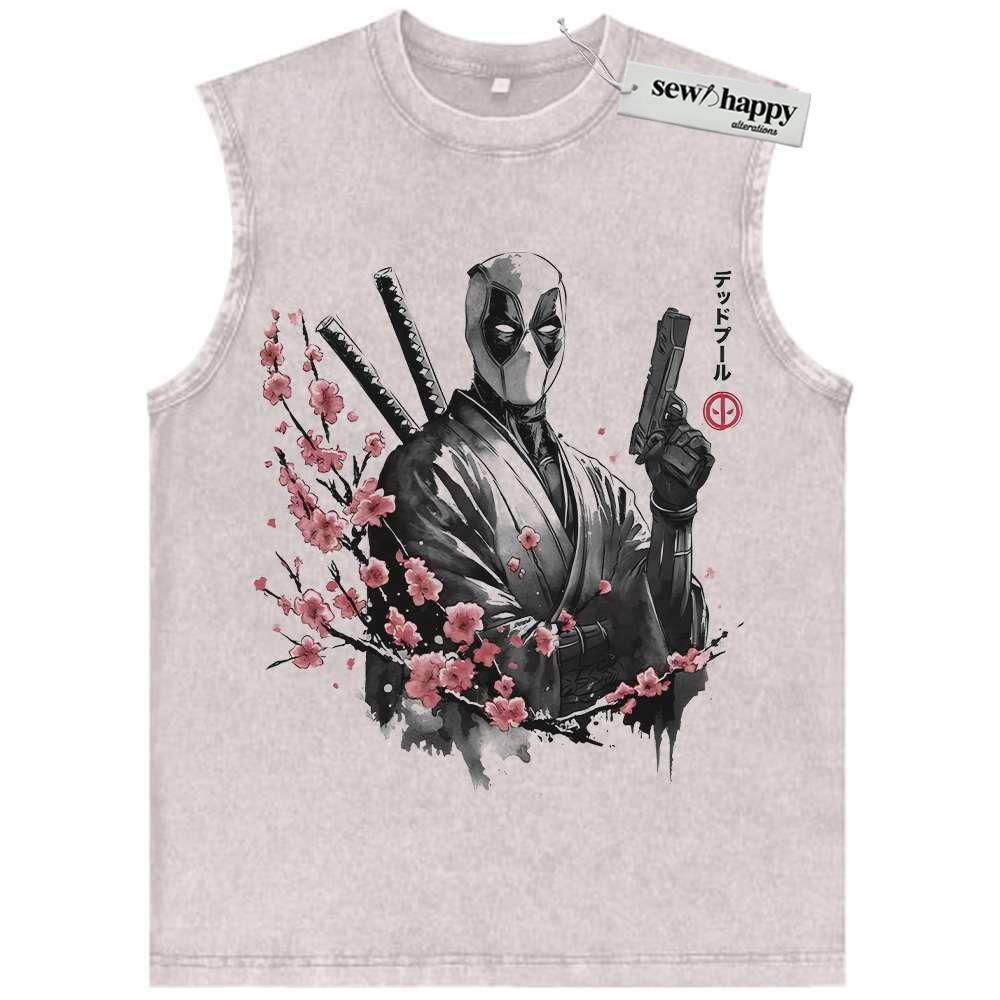 Wash Tank Top Deadpool Tank Top, Marvel Comics Tank Top, Vintage Tank Top