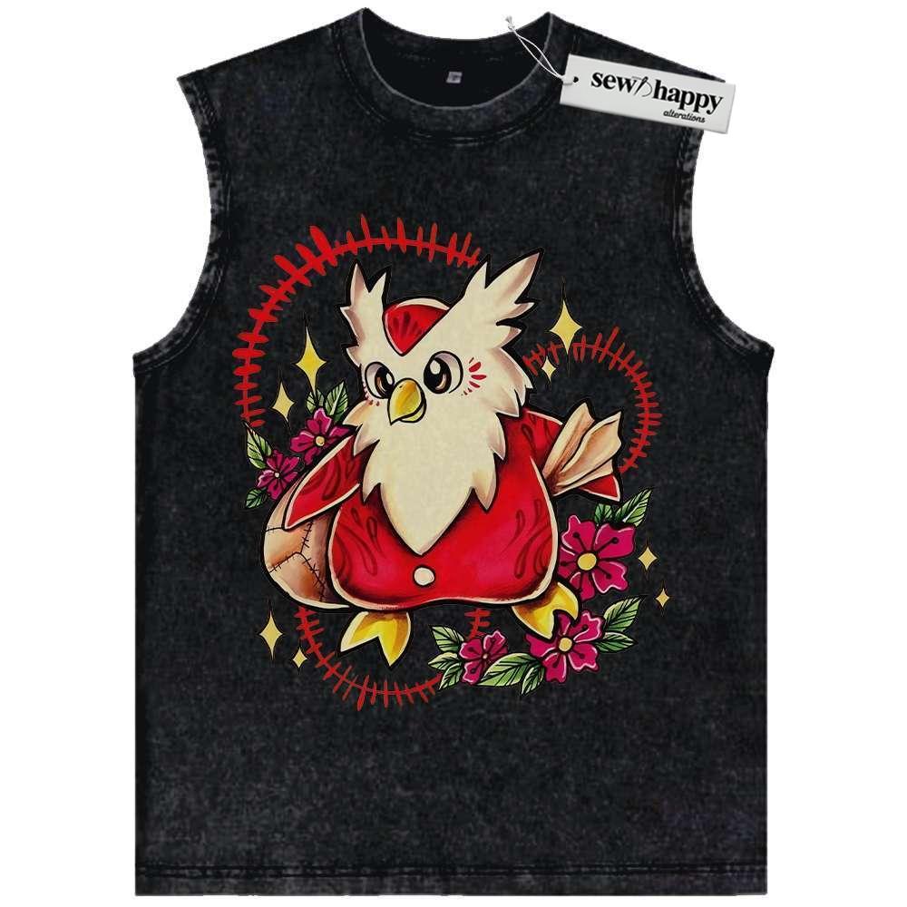 Wash Tank Top Delibird Tank Top, Pokemon Tank Top, Anime Tank Top, Vintage Tank Top