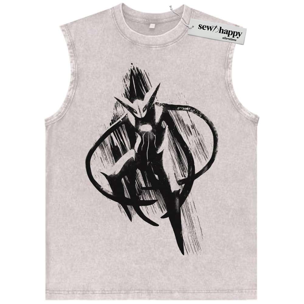 Wash Tank Top Deoxys Tank Top, Pokemon Tank Top, Anime Tank Top, Vintage Tank Top