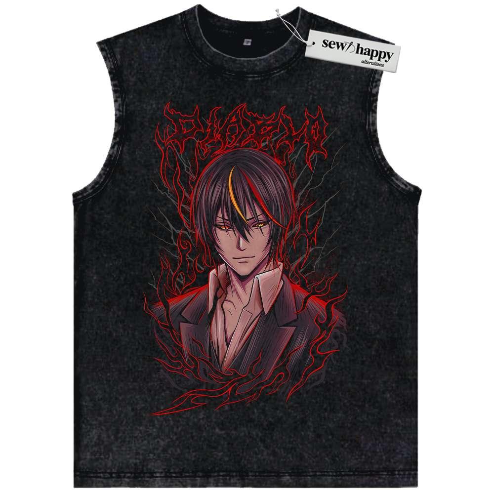 Wash Tank Top Diablo Tank Top, That Time I Got Reincarnated as a Slime Tank Top, Anime Tank Top, Vintage Tank Top
