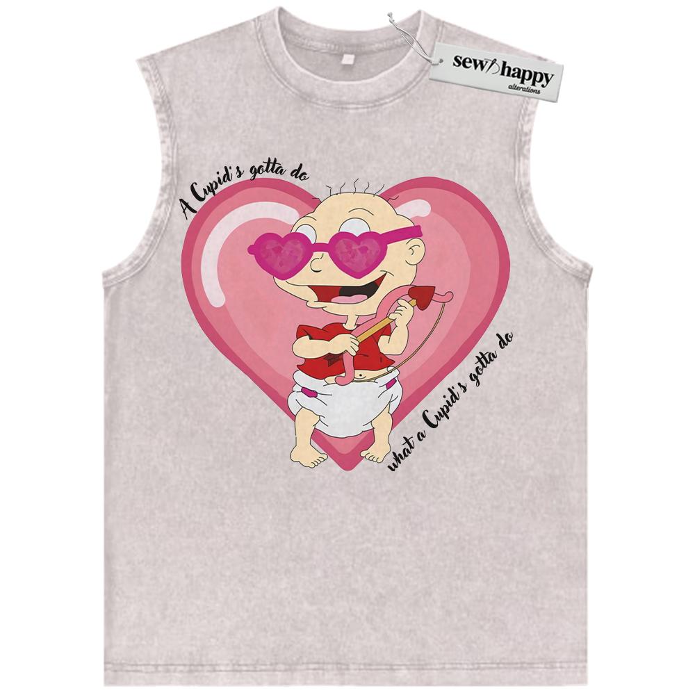 Wash Tank Top Dil Pickles Tank Top, Rugrats Tank Top, Valentine’s Day Tank Top, Animated Tank Top, Vintage Tank Top