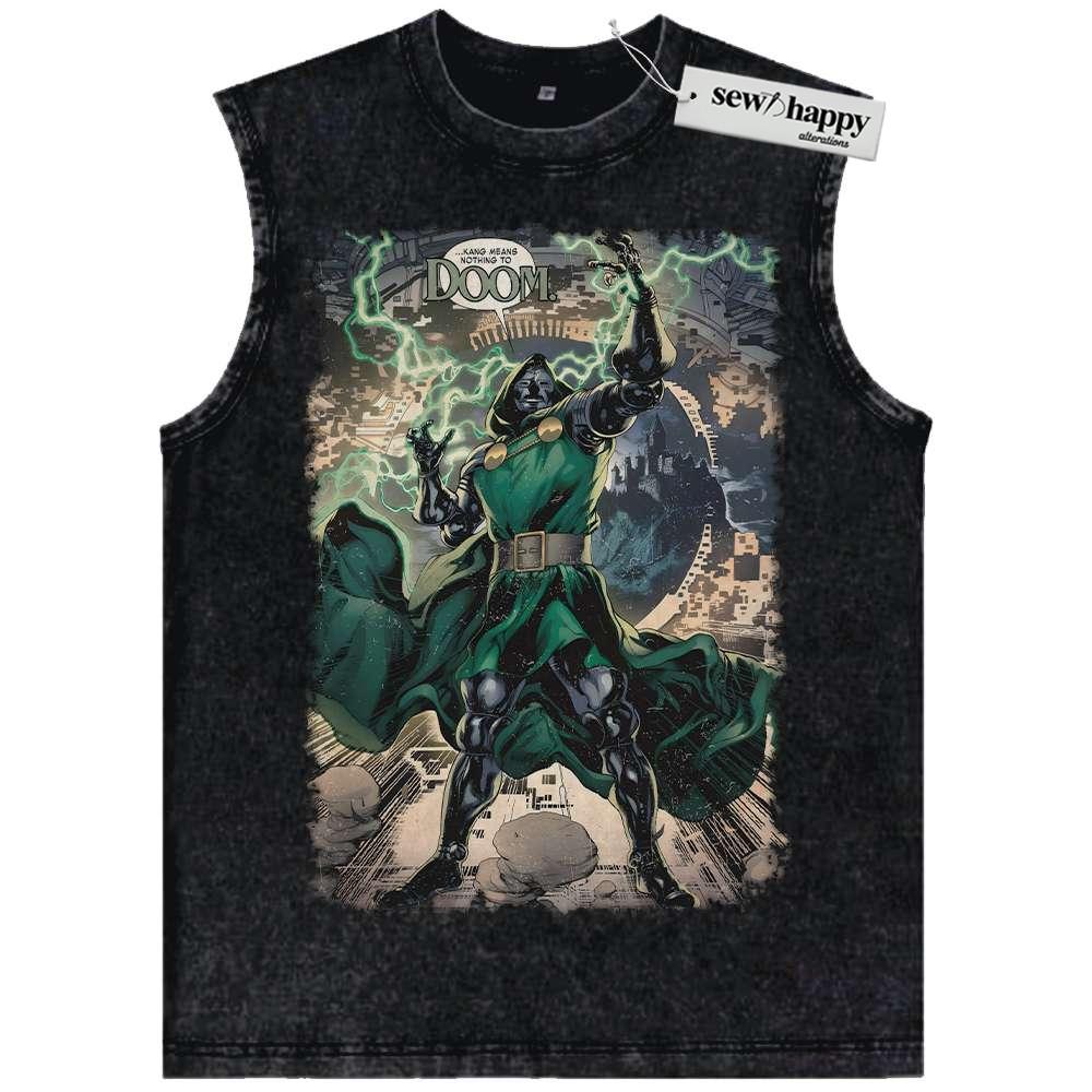 Wash Tank Top Doctor Doom Tank Top, Marvel Comics Tank Top, Vintage Tank Top