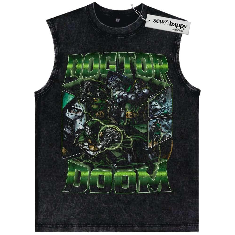 Wash Tank Top Doctor Doom Tank Top, Marvel Comics Tank Top, Vintage Tank Top
