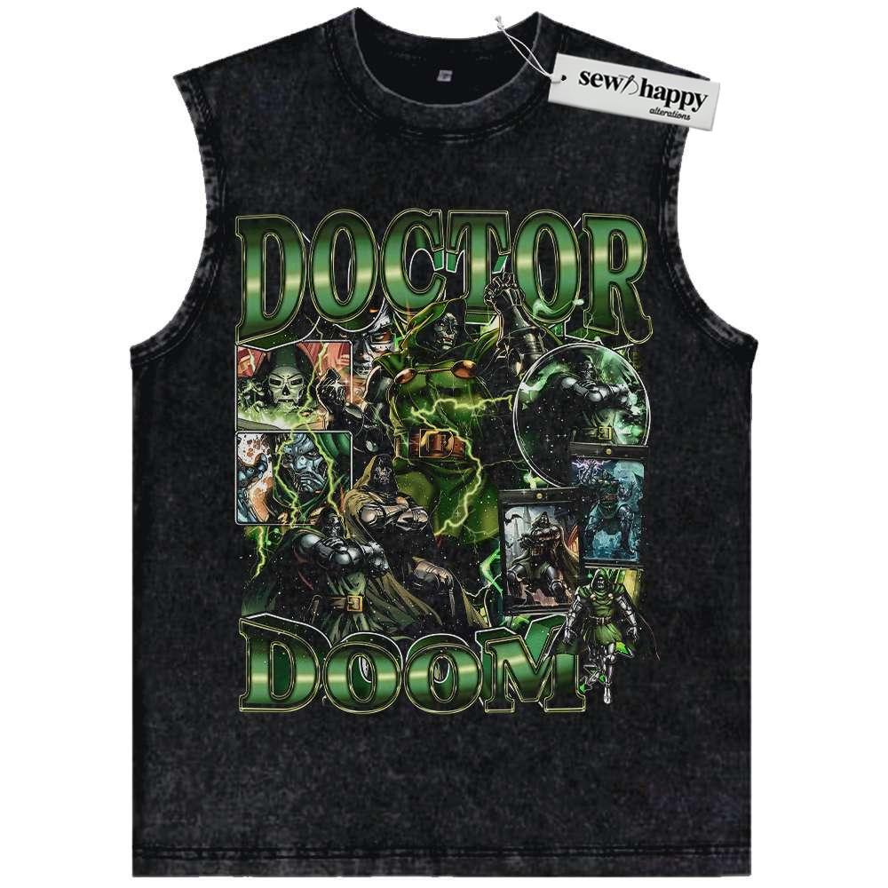 Wash Tank Top Doctor Doom Tank Top, Marvel Comics Tank Top, Vintage Tank Top