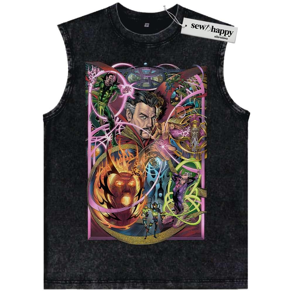 Wash Tank Top Doctor Strange Tank Top, Marvel Comics Tank Top, Vintage Tank Top