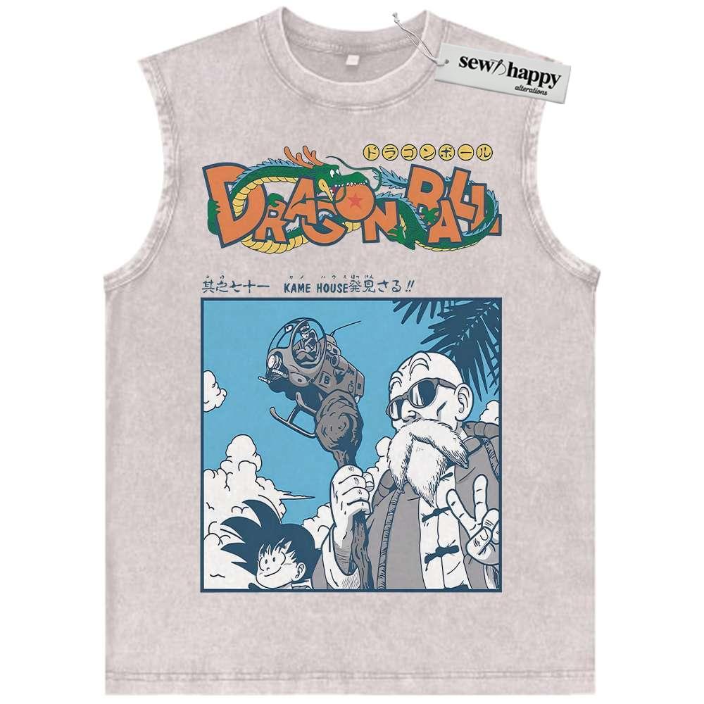 Wash Tank Top Dragon Ball Z Tank Top, DBZ Tank Top, Anime Tank Top, Vintage Tank Top