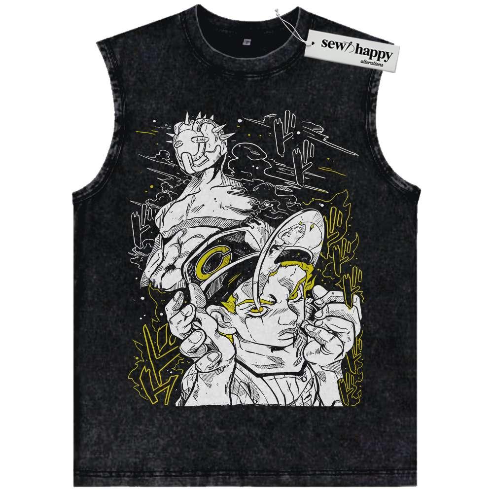 Wash Tank Top Emporio Alnino Tank Top, JoJo’s Bizarre Adventure Tank Top, Anime Tank Top, Vintage Tank Top