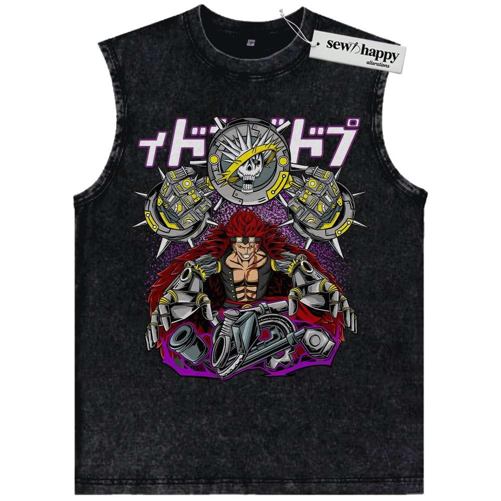 Wash Tank Top Eustass Kid Tank Top, One Piece Tank Top, Anime Tank Top, Vintage Tank Top