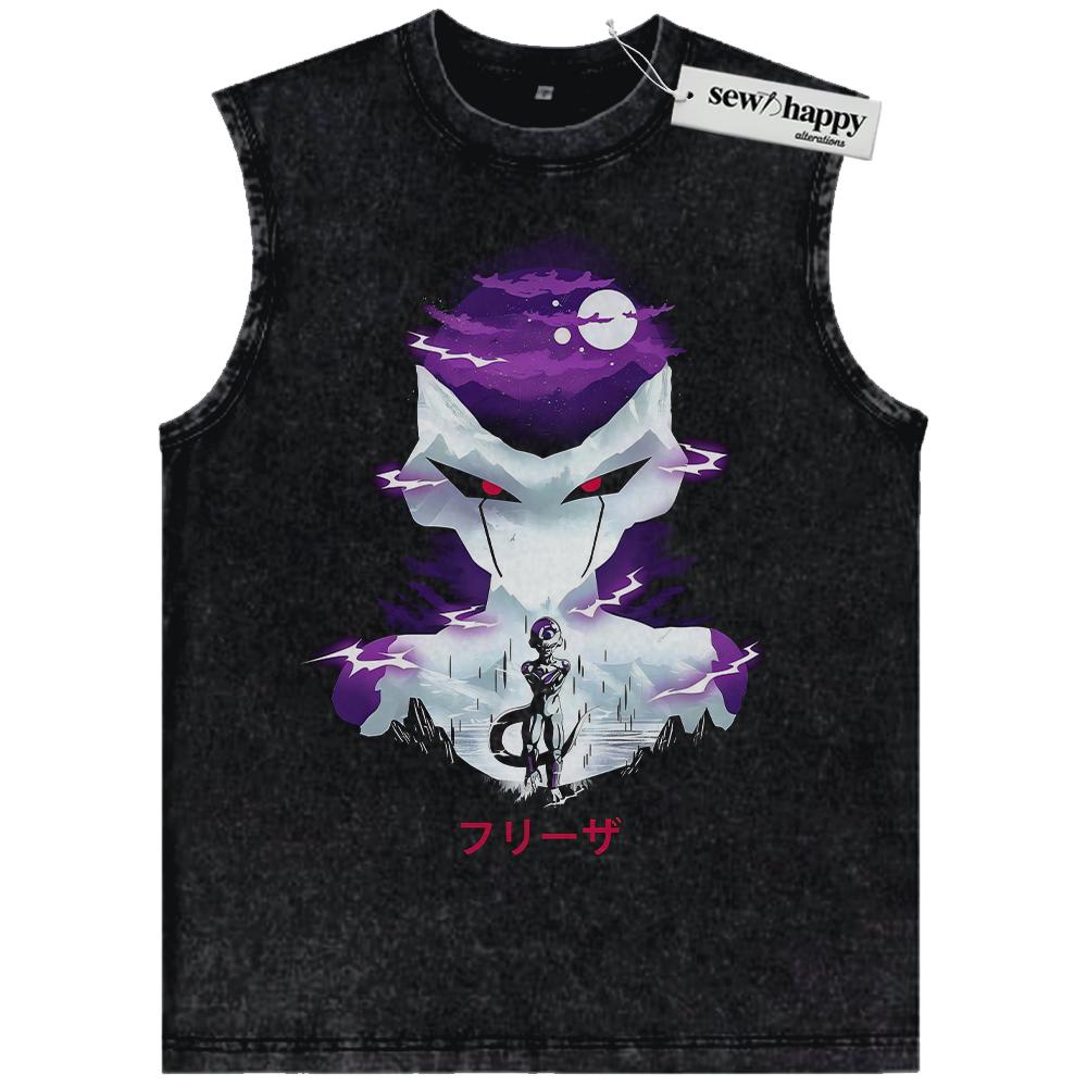 Wash Tank Top Frieza Tank Top, Dragon Ball Tank Top, Anime Tank Top, Vintage Tank Top