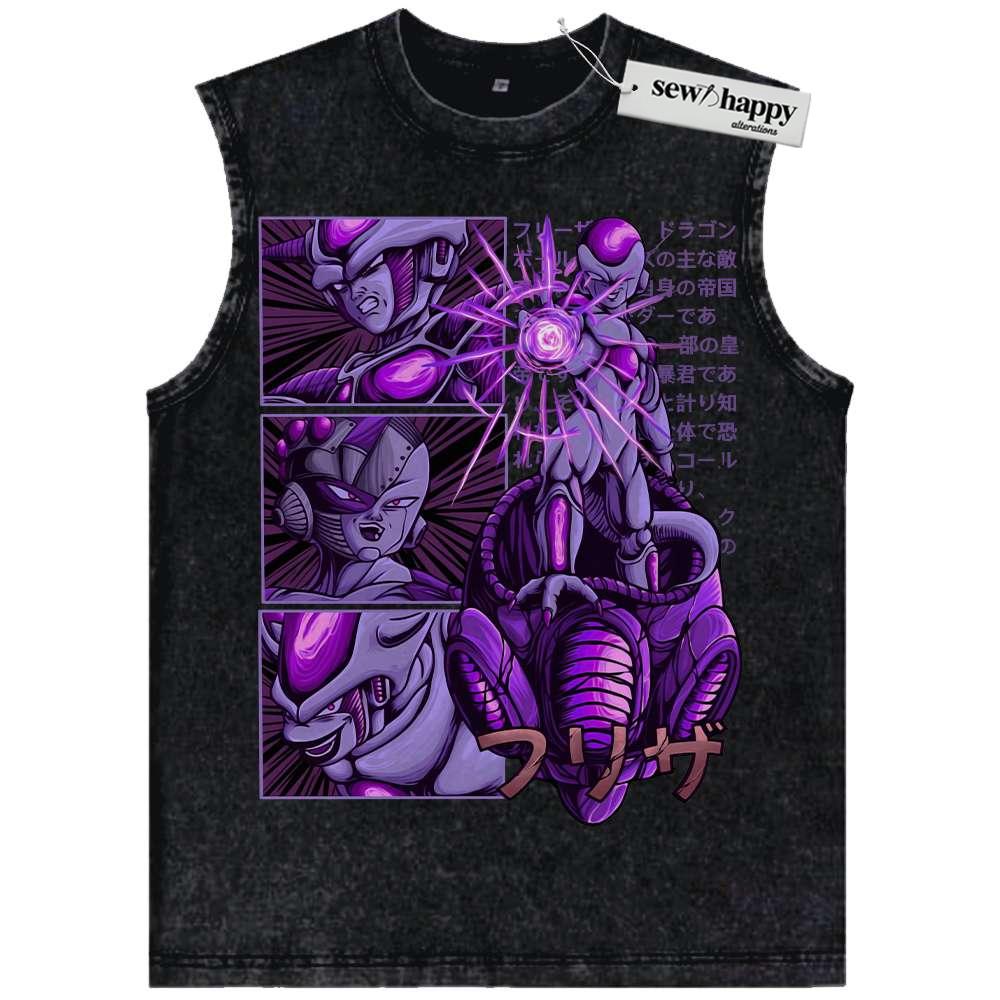Wash Tank Top Frieza Tank Top, Dragon Ball Z Tank Top, DBZ Tank Top, Anime Tank Top, Vintage Tank Top