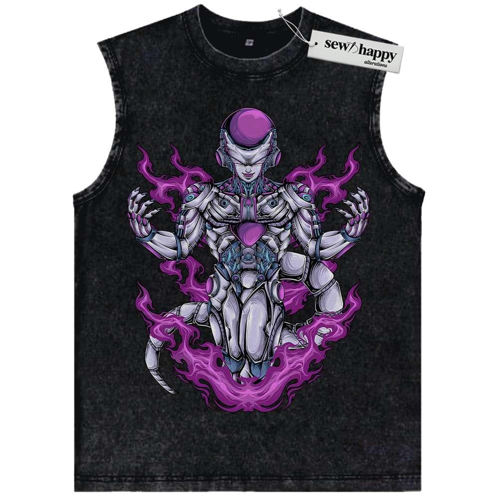 Wash Tank Top Frieza Tank Top, Dragon Ball Z Tank Top, DBZ Tank Top, Anime Tank Top, Vintage Tank Top