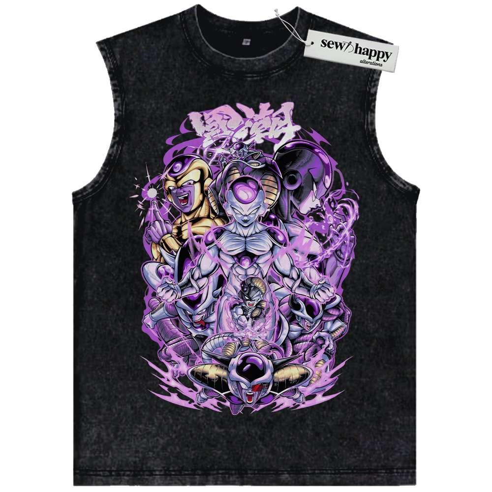 Wash Tank Top Frieza Tank Top, Dragon Ball Z Tank Top, DBZ Tank Top, Anime Tank Top, Vintage Tank Top