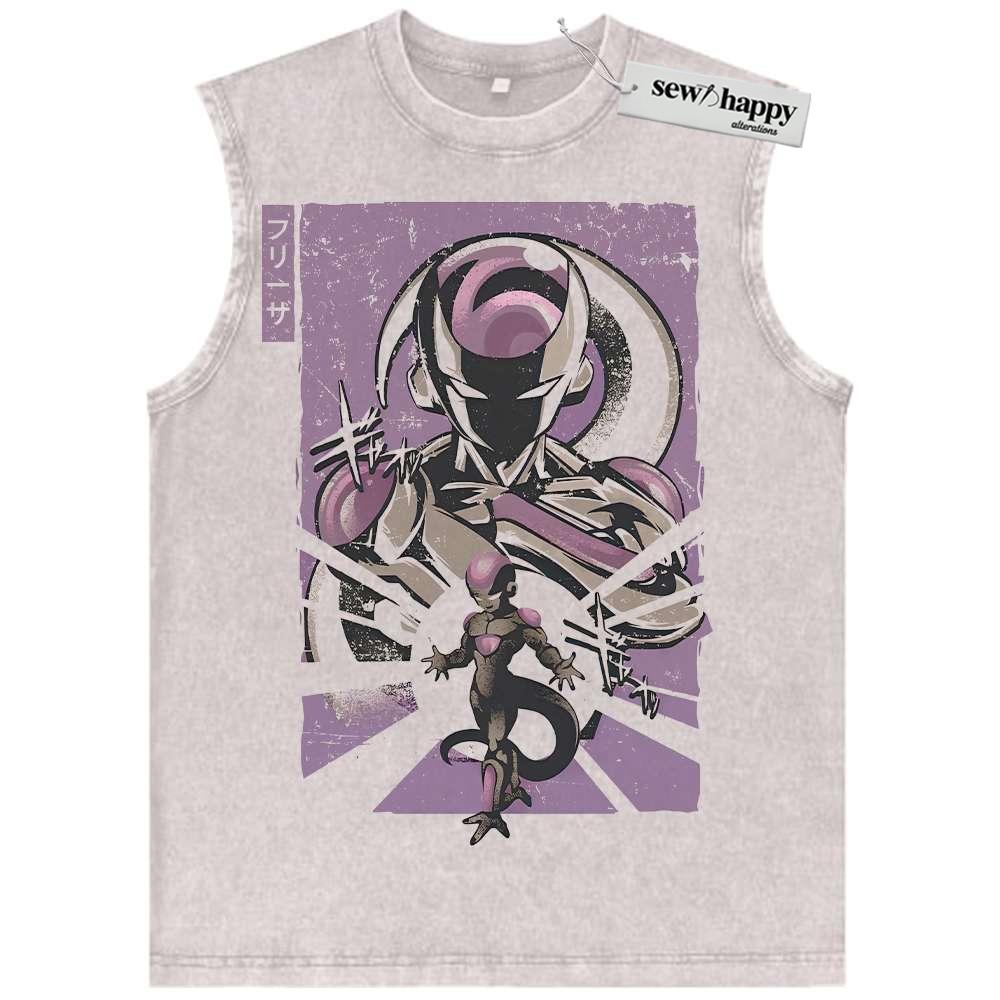 Wash Tank Top Frieza Tank Top, Dragon Ball Z Tank Top, DBZ Tank Top, Anime Tank Top, Vintage Tank Top