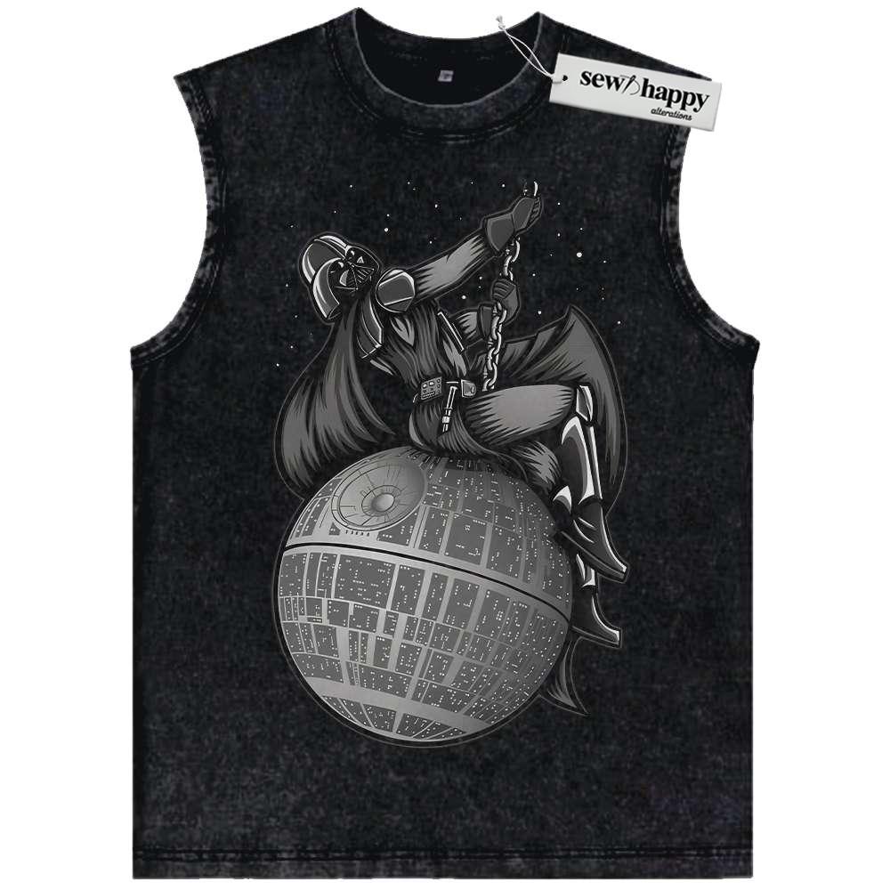 Wash Tank Top Funny Darth Vader Tank Top, Star Wars Tank Top, Movie Tank Top, Vintage Tank Top