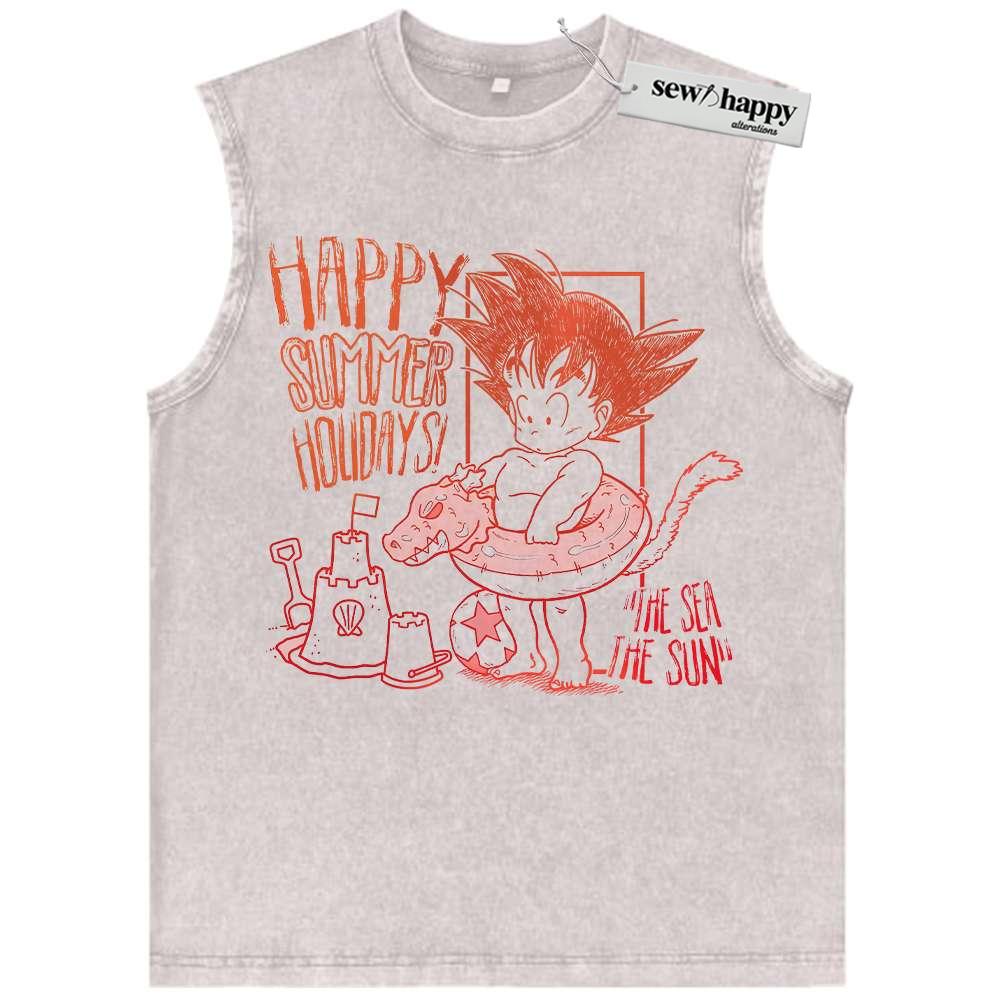 Wash Tank Top Funny Son Goku Tank Top, Shenron Tank Top, Dragon Ball Tank Top, DBZ Tank Top, Anime Tank Top, Vintage Tank Top