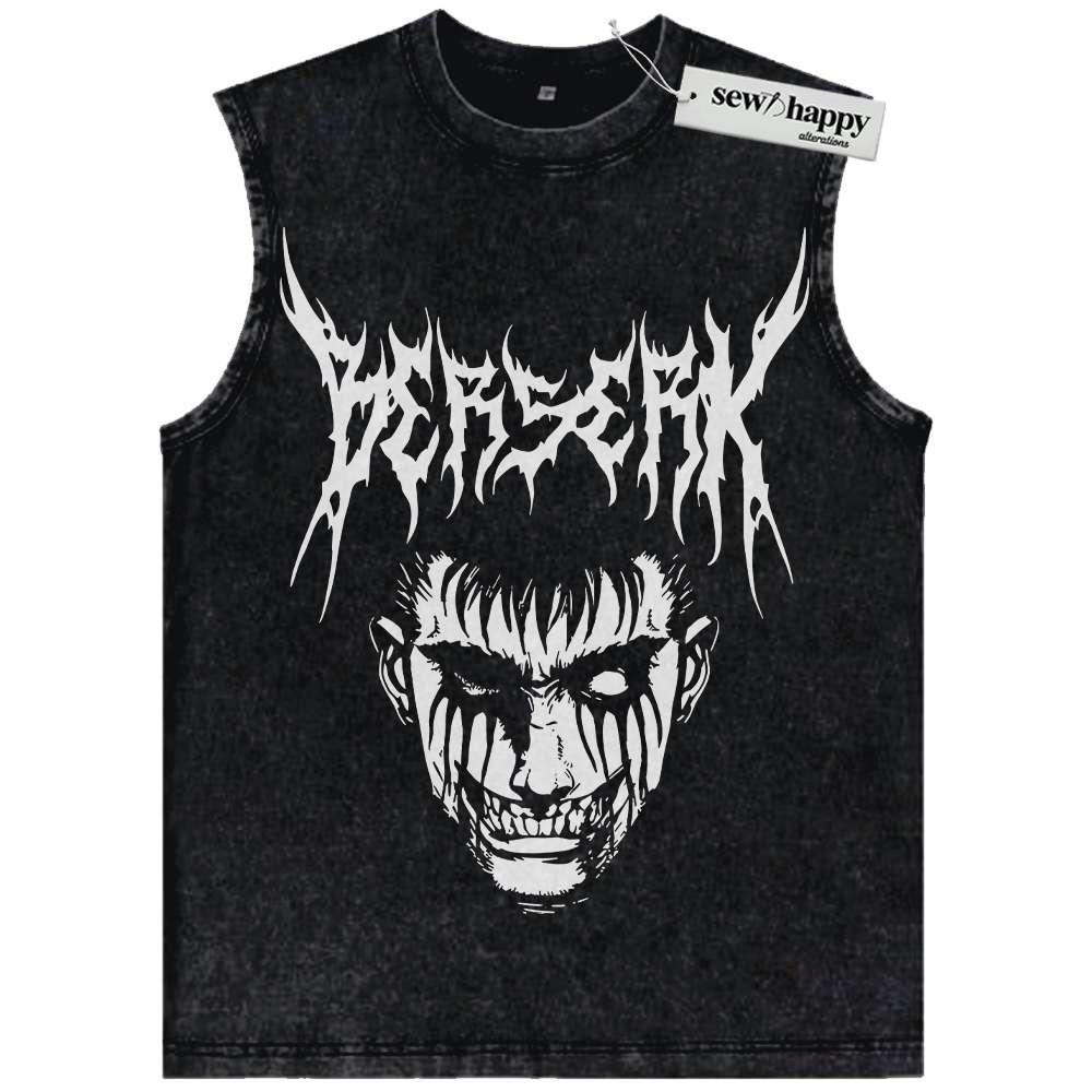 Wash Tank Top Guts Tank Top, Berserk Tank Top, Anime Tank Top, Vintage Tank Top