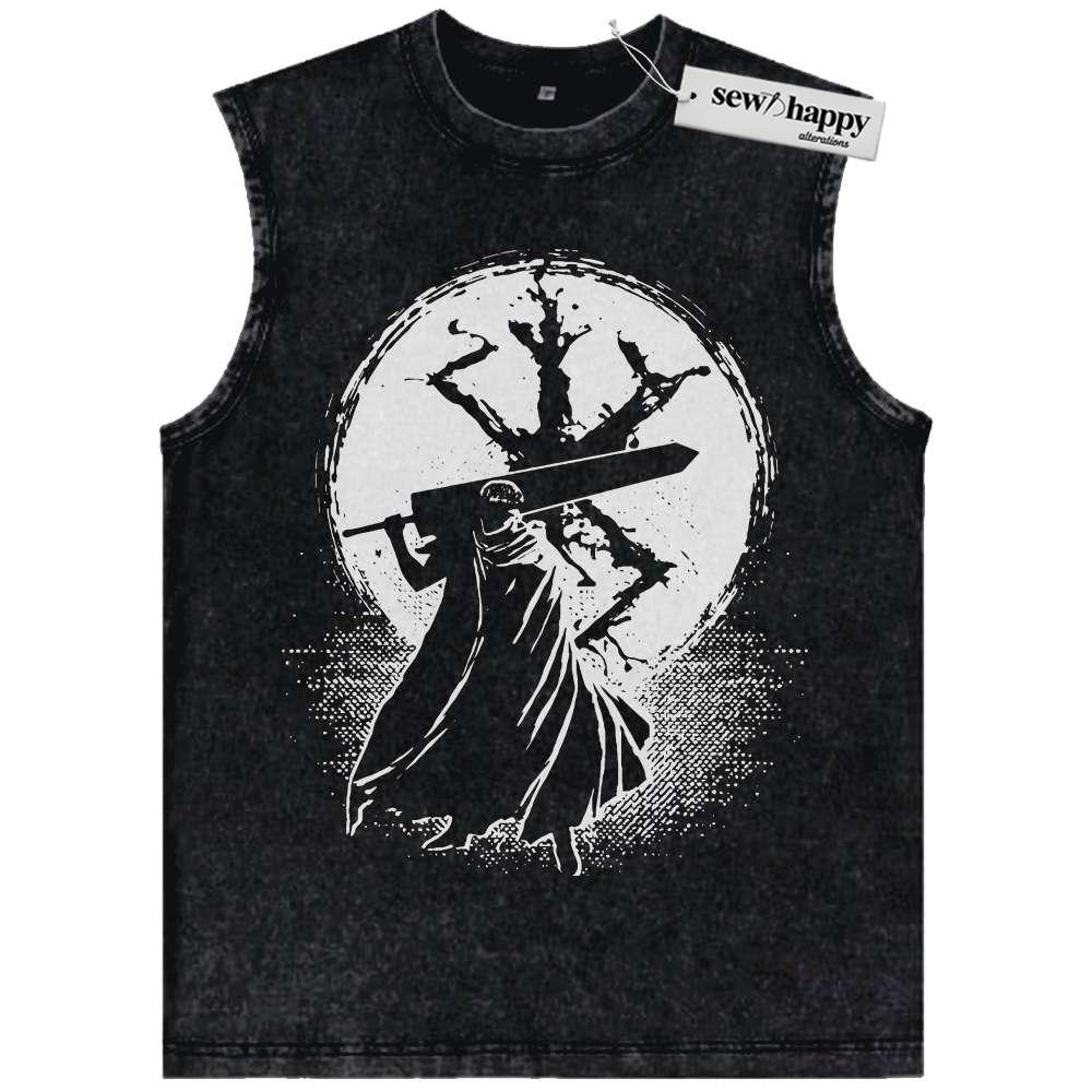 Wash Tank Top Guts Tank Top, Berserk Tank Top, Anime Tank Top, Vintage Tank Top