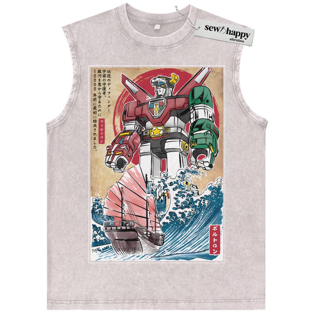 Wash Tank Top Hero Hesman Tank Top, Anime Tank Top, Vintage Tank Top