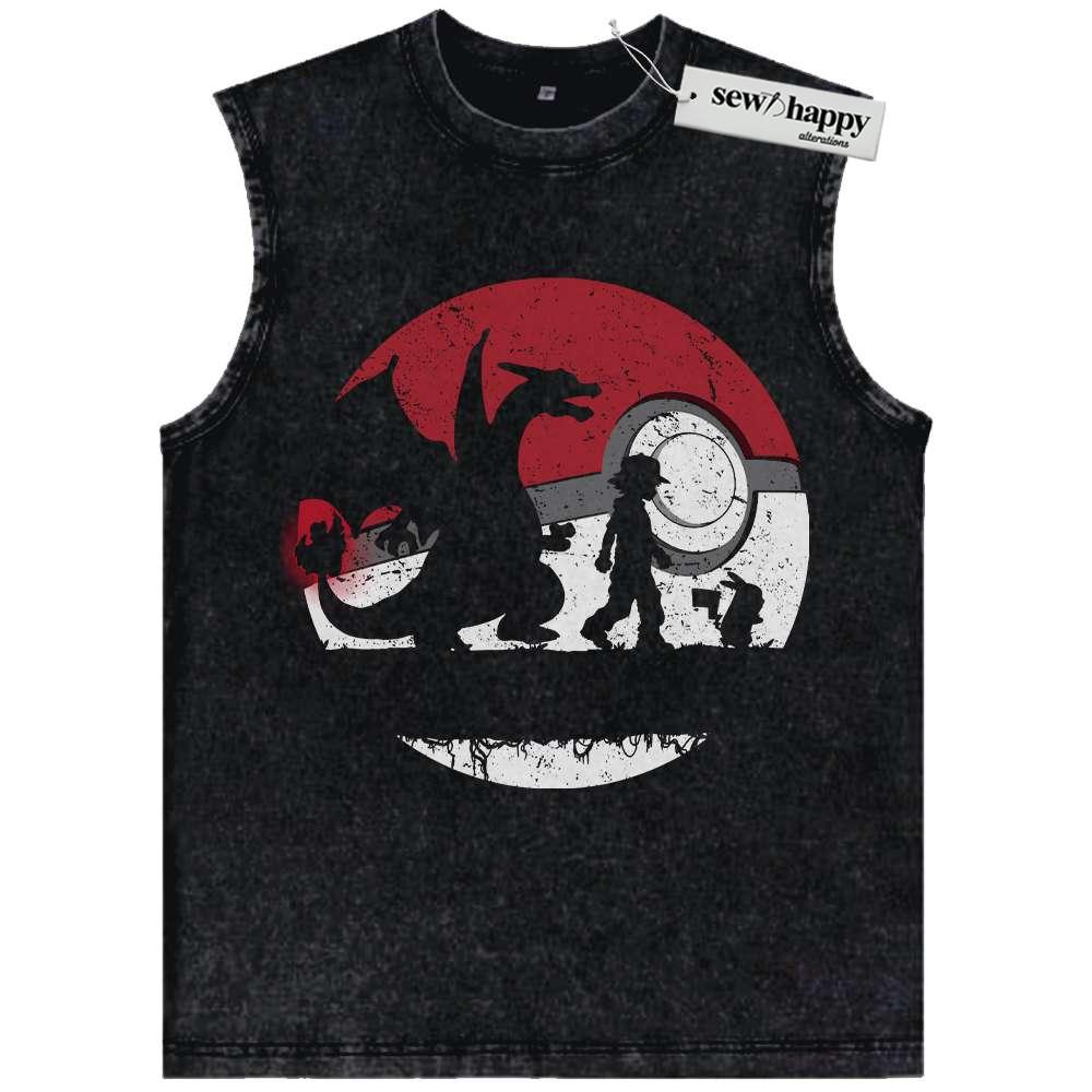 Wash Tank Top Hukuna Matata Tank Top, Pokemon Tank Top, Anime Tank Top, Vintage Tank Top