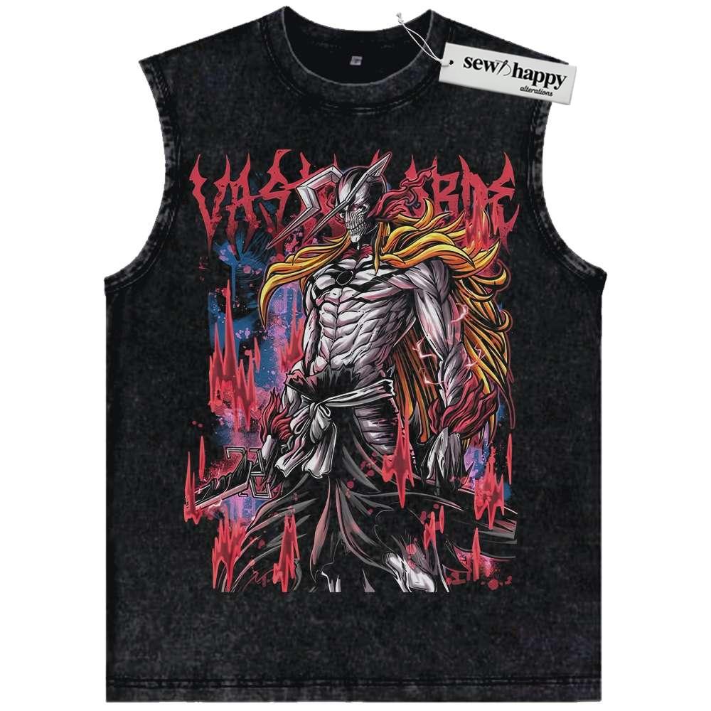 Wash Tank Top Ichigo Kurosaki Tank Top, Bleach Tank Top, Anime Tank Top, Vintage Tank Top