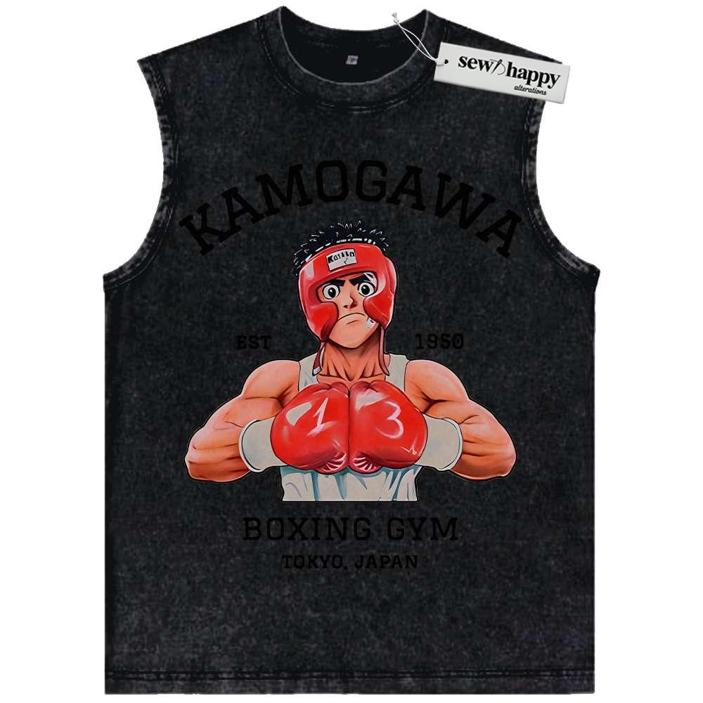 Wash Tank Top Ippo Makunouchi Tank Top, Hajime no Ippo Tank Top, Anime Tank Top, Vintage Tank Top