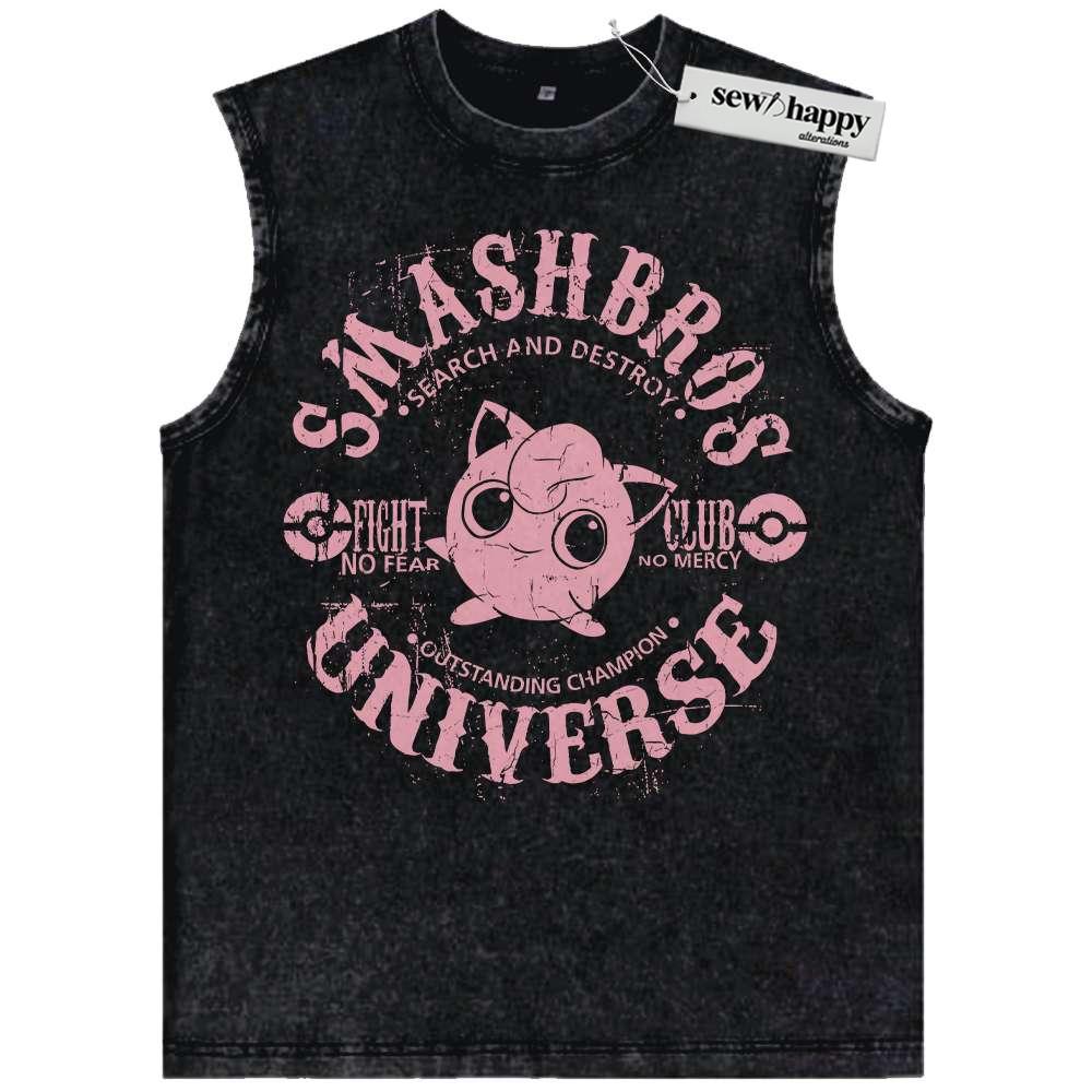 Wash Tank Top Jigglypuff Tank Top, Pokemon Tank Top, Anime Tank Top, Vintage Tank Top