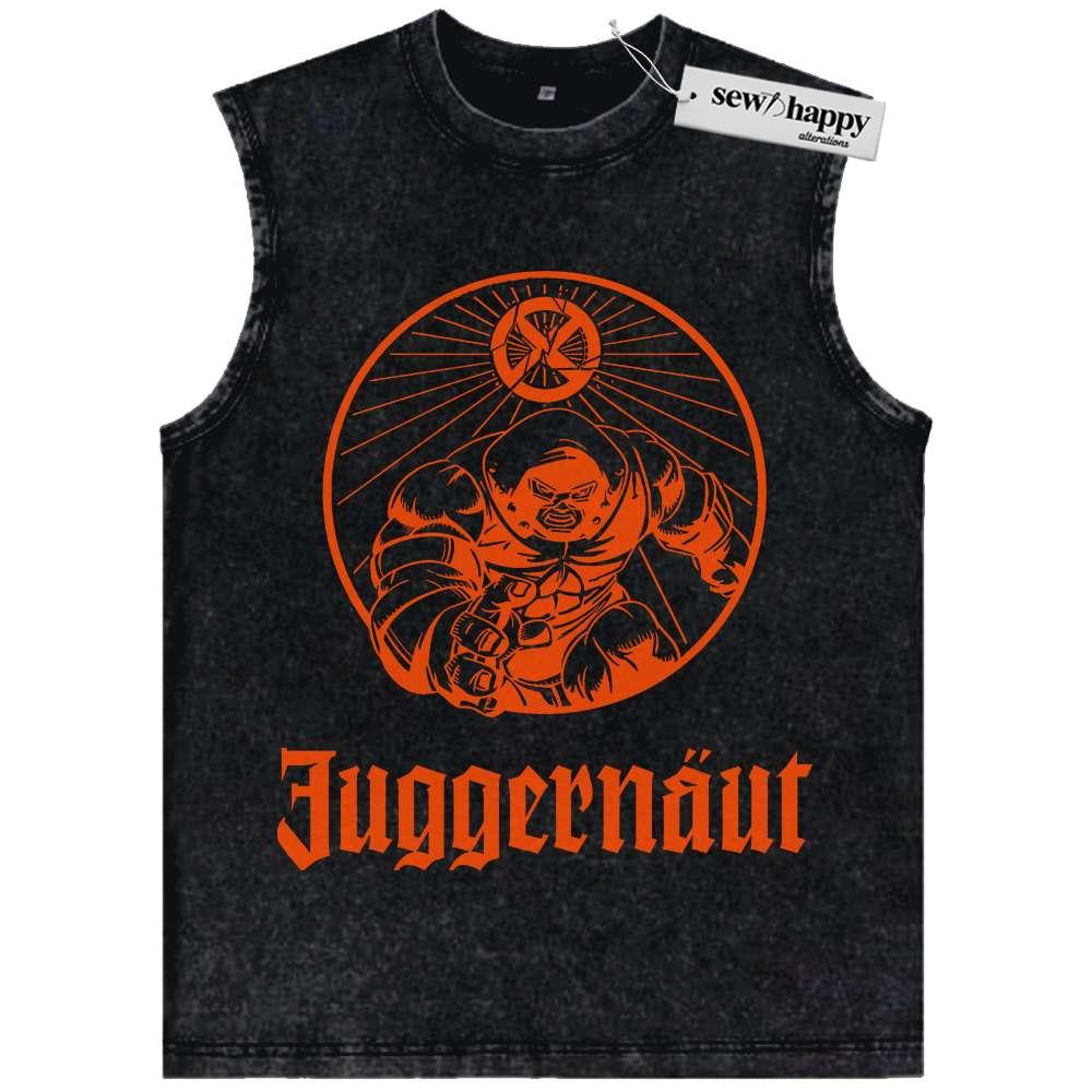 Wash Tank Top Juggernaut Tank Top, X-Men Tank Top, Marvel Comics Tank Top, Vintage Tank Top
