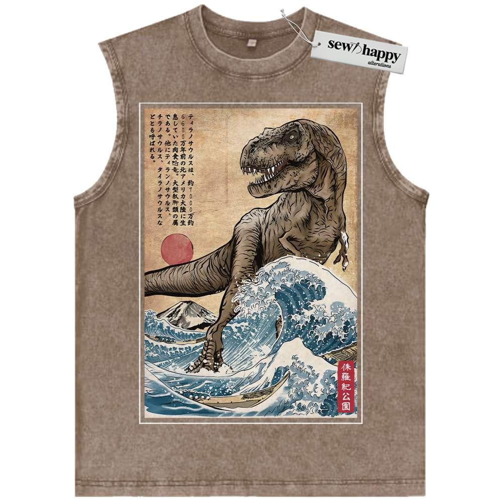 Wash Tank Top Jurassic Park Tank Top, Movie Tank Top, Vintage Tank Top