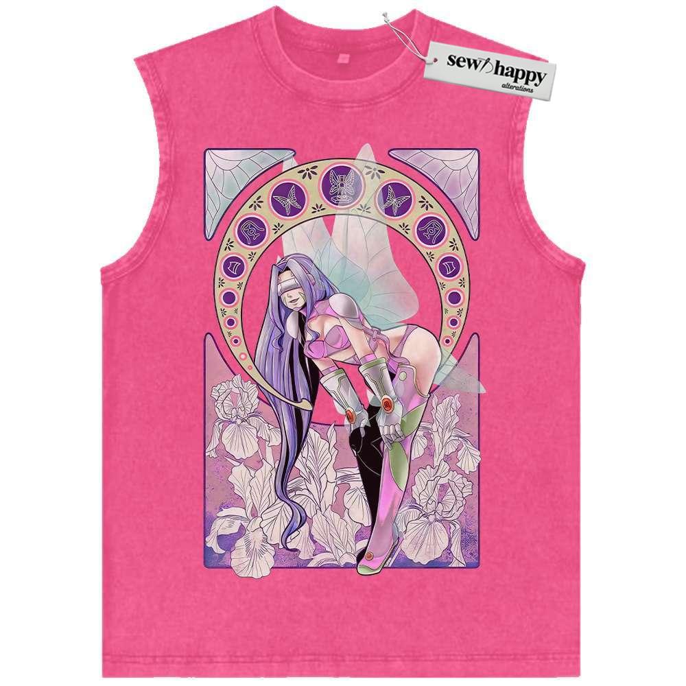 Wash Tank Top Kazemon Tank Top, Digimon Adventure Tank Top, Anime Tank Top, Vintage Tank Top