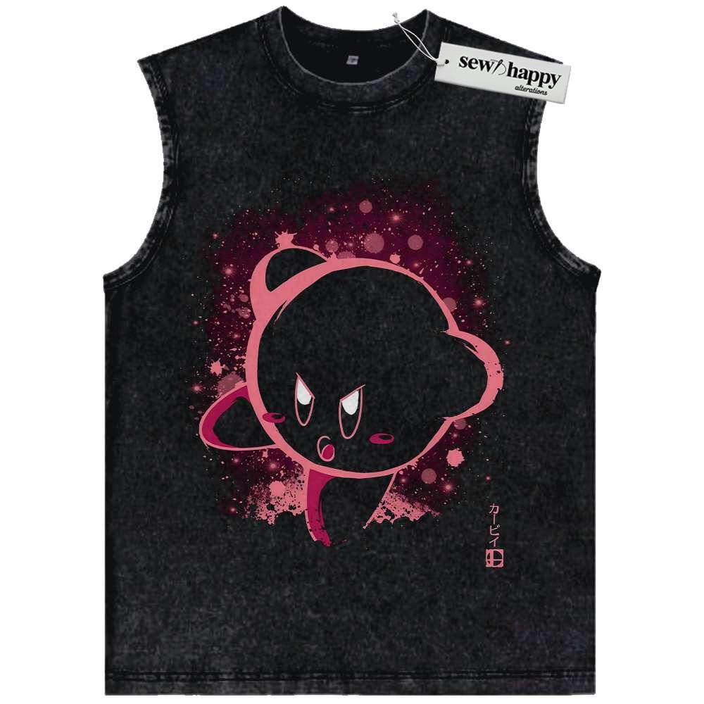 Wash Tank Top Kirby Tank Top, Game Tank Top, Vintage Tank Top