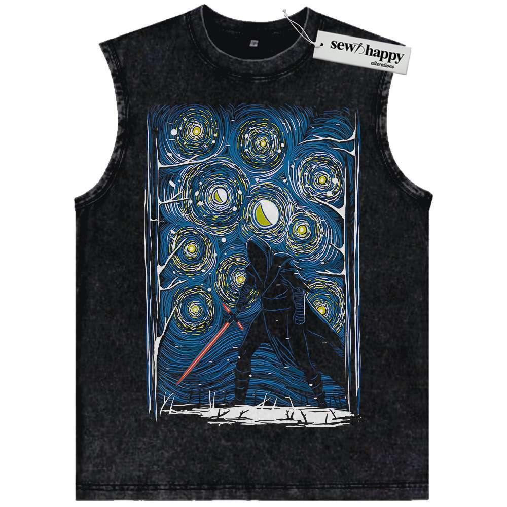 Wash Tank Top Kylo Ren Tank Top, Star Wars Tank Top, Movie Tank Top, Vintage Tank Top