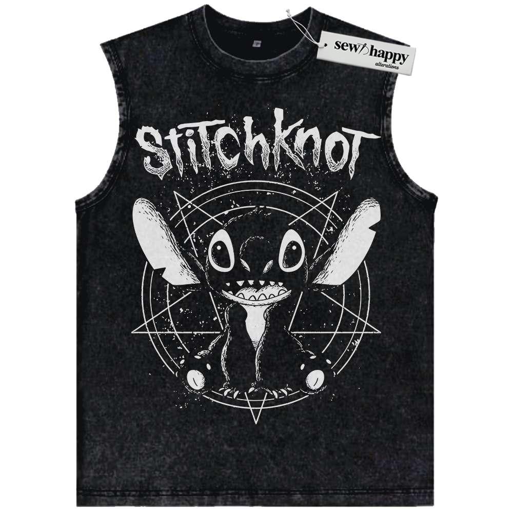 Wash Tank Top Lilo and Stitch Tank Top, Animated Tank Top, Vintage Tank Top