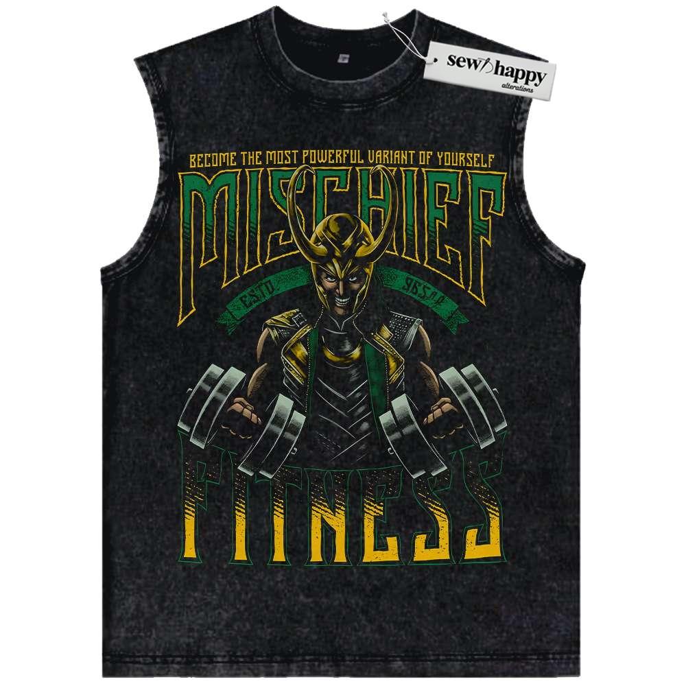 Wash Tank Top Loki Tank Top, Marvel Comics Tank Top, Vintage Tank Top