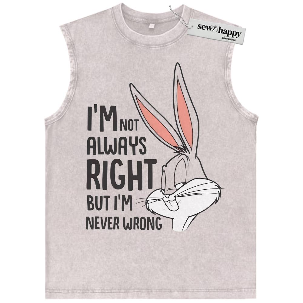 Wash Tank Top Looney Tunes Tank Top, Animated Tank Top, Vintage Tank Top