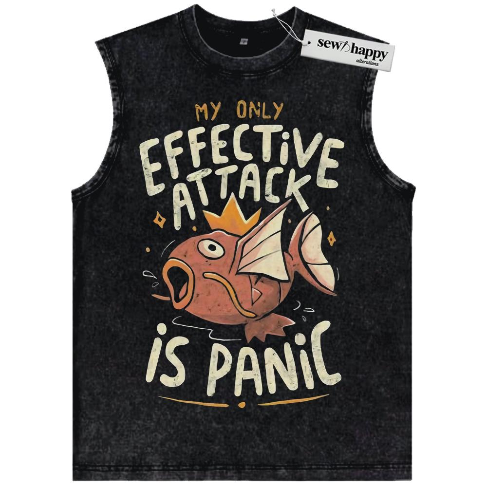 Wash Tank Top Magikarp Tank Top, Pokemon Tank Top, Anime Tank Top, Vintage Tank Top