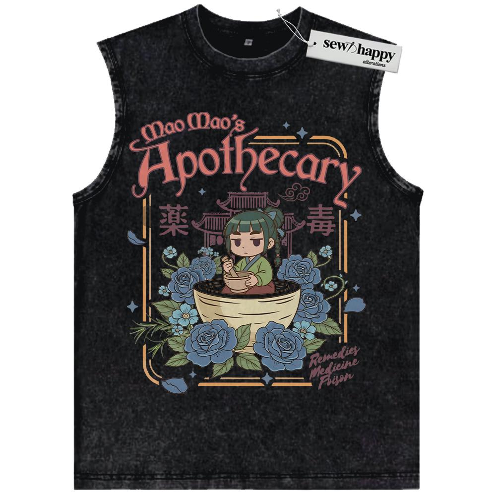 Wash Tank Top Maomao Tank Top, The Apothecary Diaries Tank Top, Anime Tank Top, Vintage Tank Top