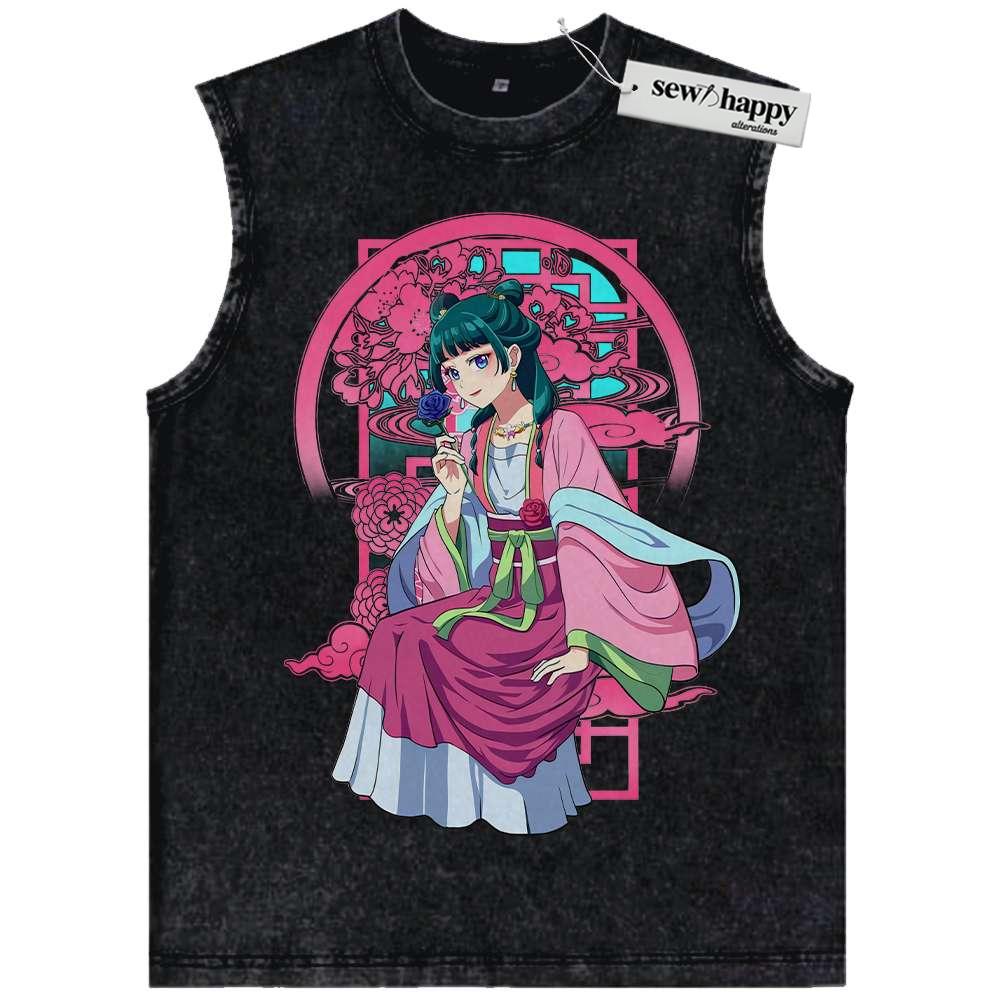 Wash Tank Top Maomao Tank Top, The Apothecary Diaries Tank Top, Anime Tank Top, Vintage Tank Top