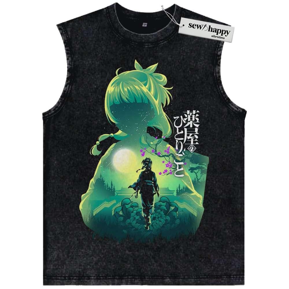 Wash Tank Top Maomao Tank Top, The Apothecary Diaries Tank Top, Anime Tank Top, Vintage Tank Top