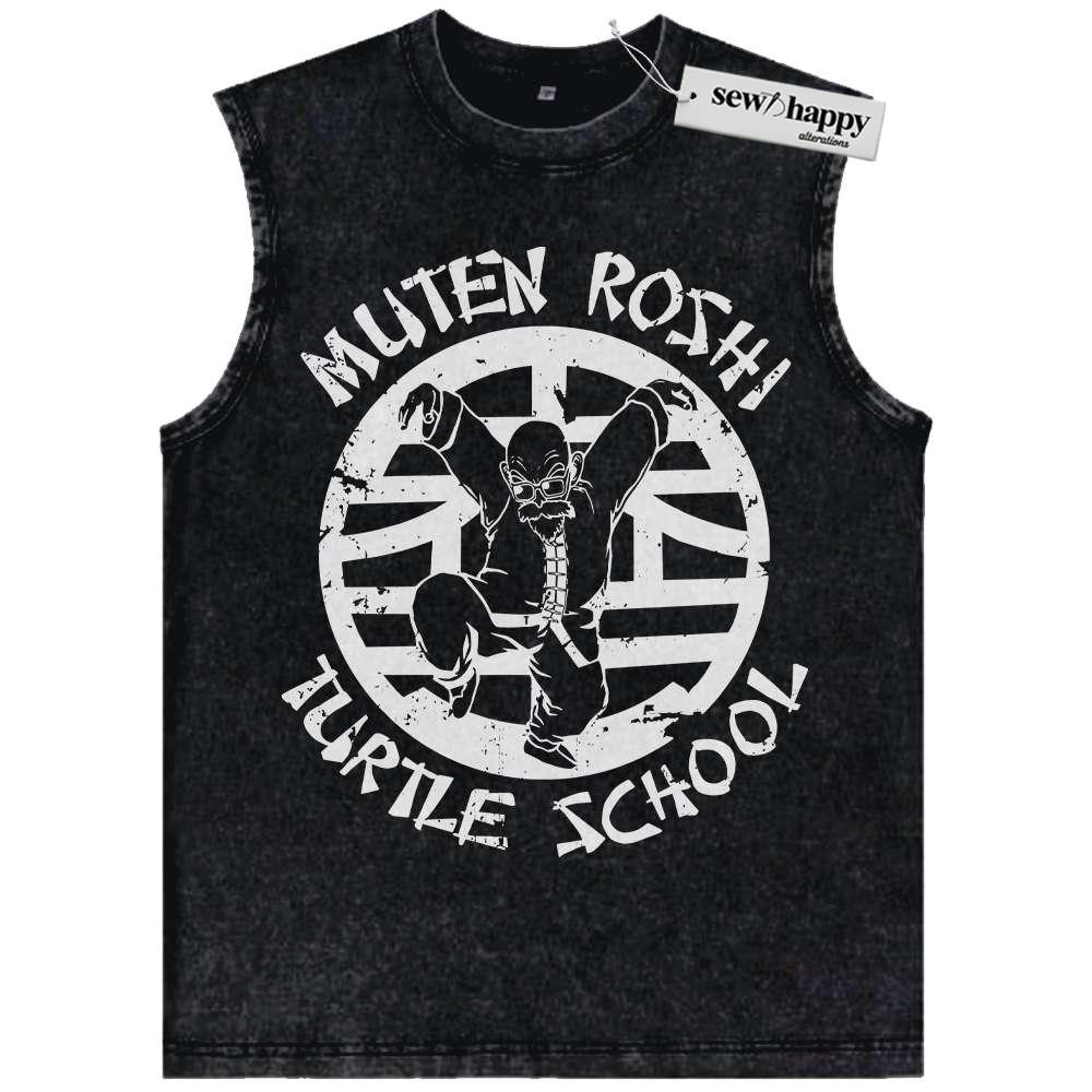 Wash Tank Top Master Roshi Tank Top, Dragon Ball Tank Top, Anime Tank Top, Vintage Tank Top