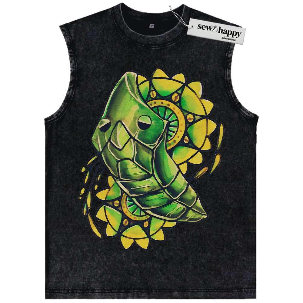 Wash Tank Top Metapod Tank Top, Pokemon Tank Top, Anime Tank Top, Vintage Tank Top