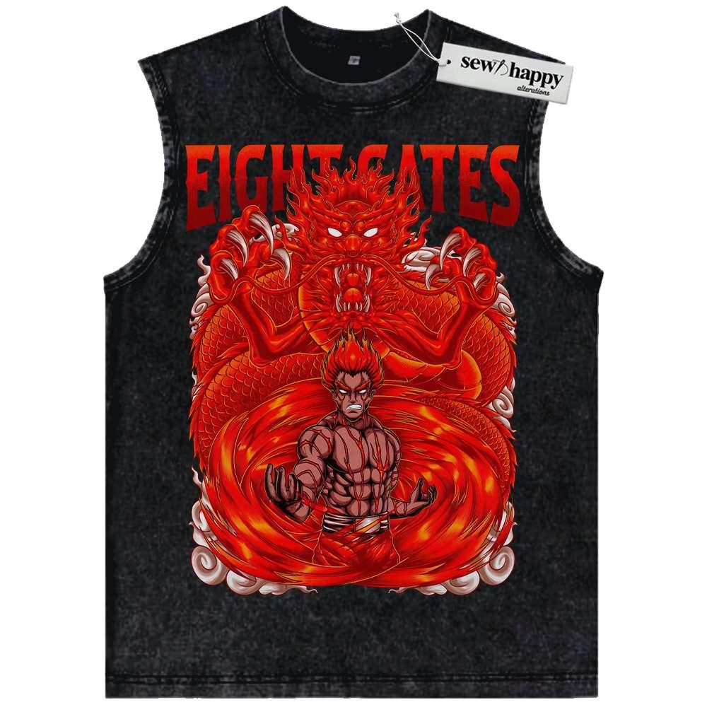Wash Tank Top Might Guy Tank Top, Naruto Tank Top, Anime Tank Top, Vintage Tank Top