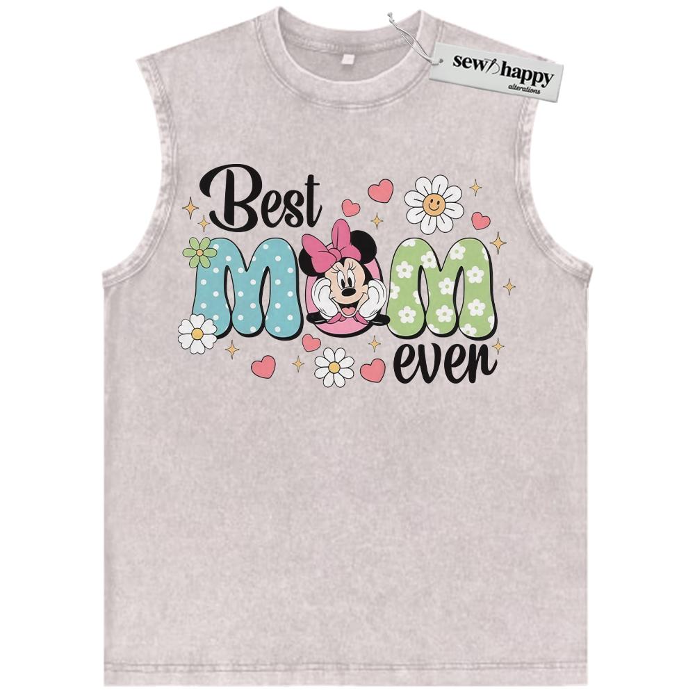 Wash Tank Top Minnie Mouse Tank Top, Mickey Mouse Tank Top, Mother’s Day Tank Top, Animated Tank Top, Vintage Tank Top