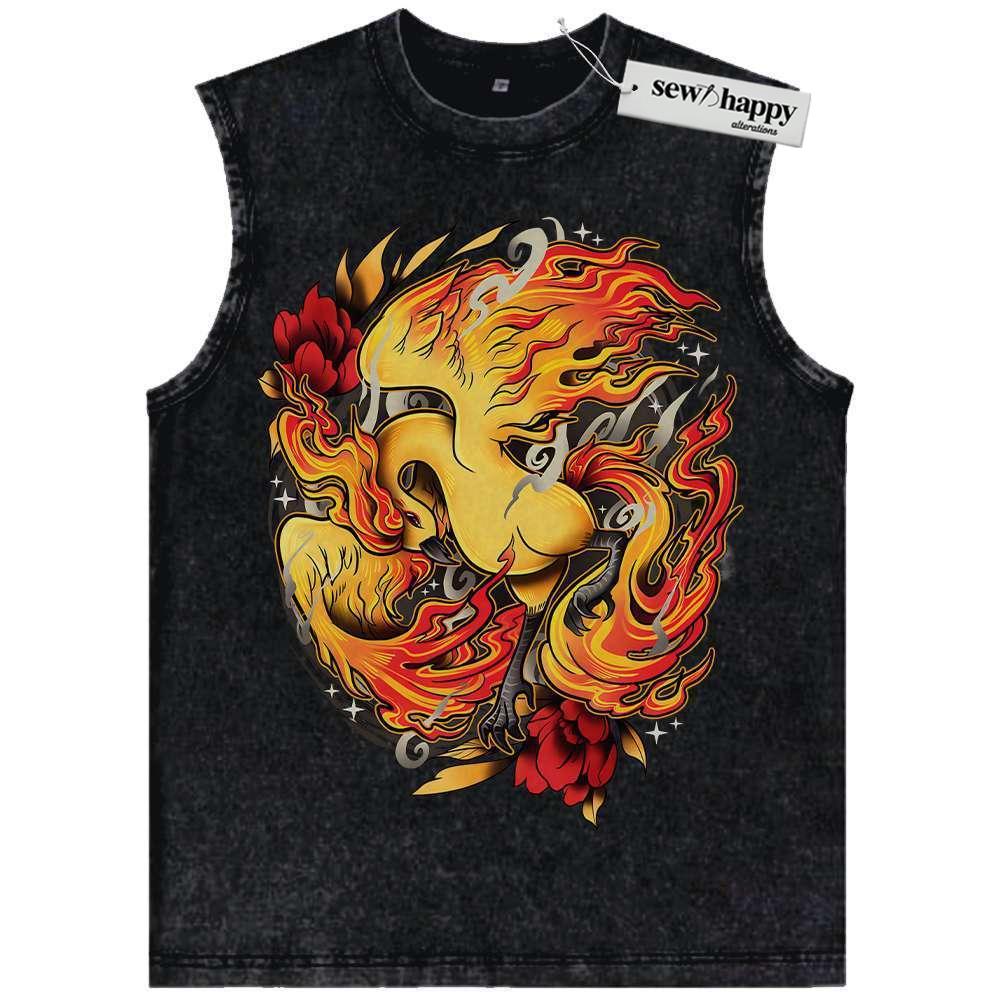 Wash Tank Top Moltres Tank Top, Pokemon Tank Top, Anime Tank Top, Vintage Tank Top