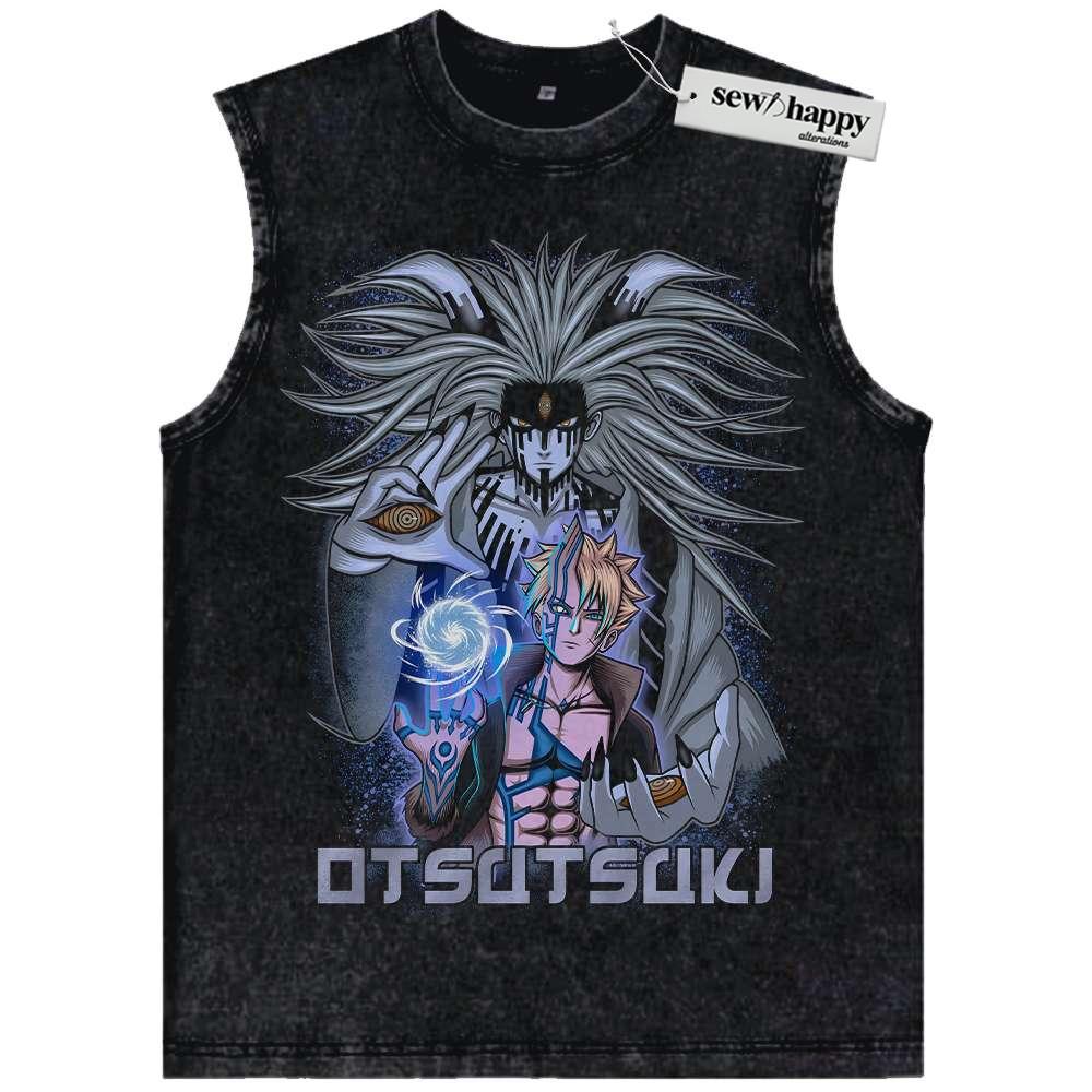 Wash Tank Top Momoshiki Tank Top, Boruto Tank Top, Naruto Tank Top, Anime Tank Top, Vintage Tank Top